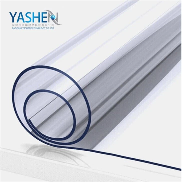 Rollo de plástico transparente de PVC para mesa